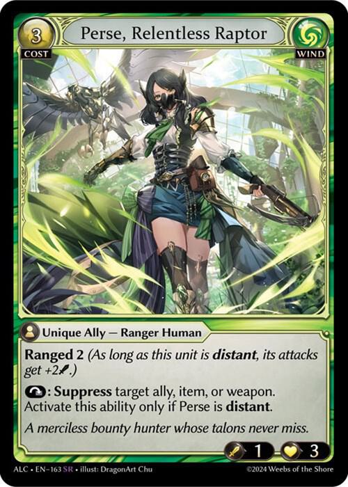 (Foil) Perse, Relentless Raptor - Alchemical Revolution (ALC)