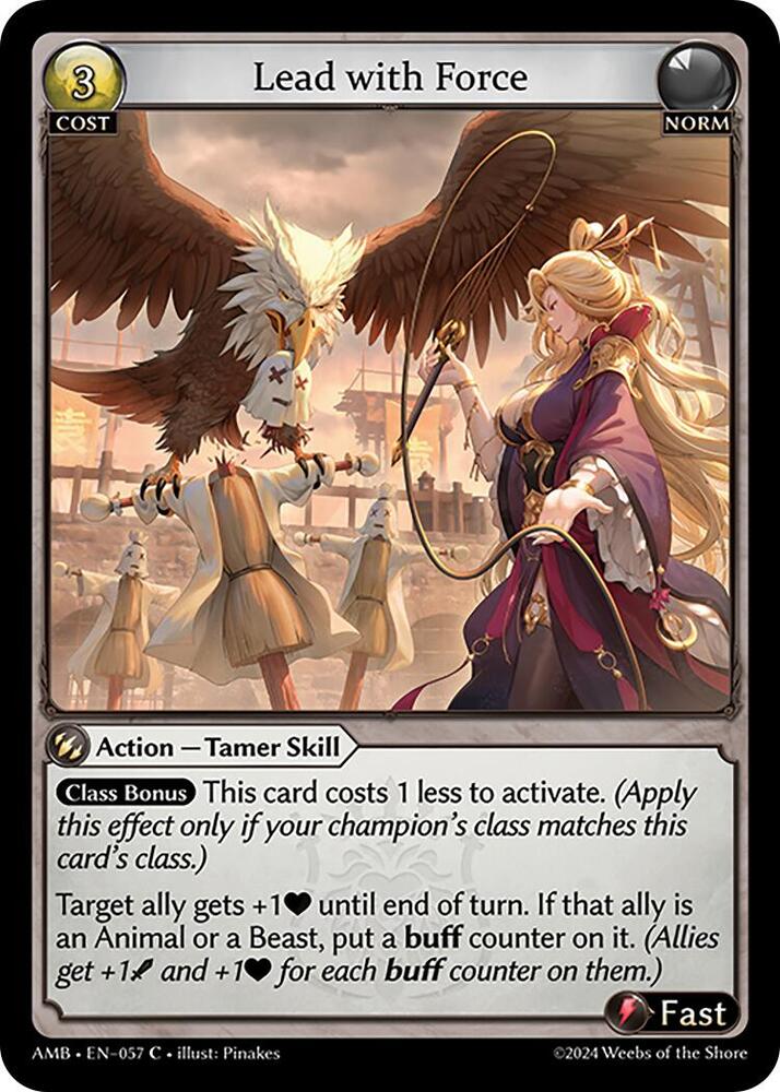 Lead with Force - Mortal Ambition (AMB1E)