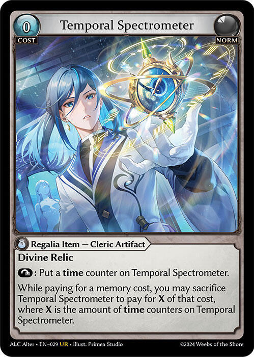 (FOIL) Temporal Spectrometer - Alchemical Revolution Alter Edition (ALC Alter)