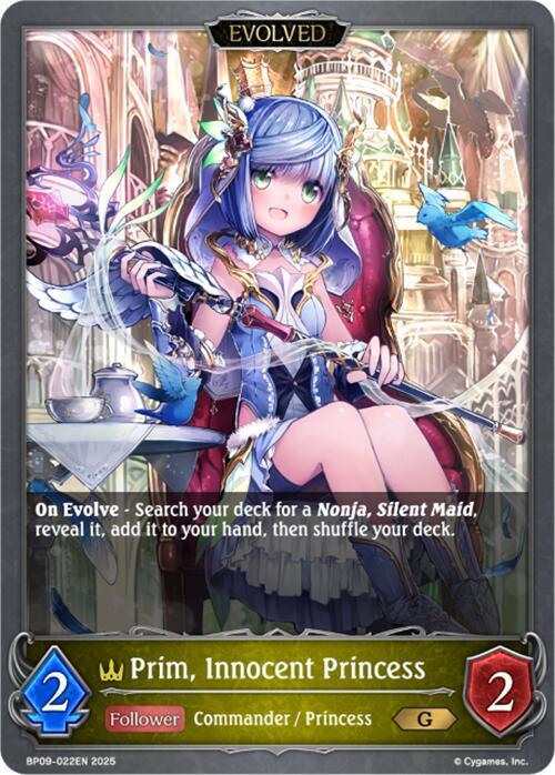 Prim, Innocent Princess (Evolved) - BP09: Duet of Dawn and Dusk (BP09)
