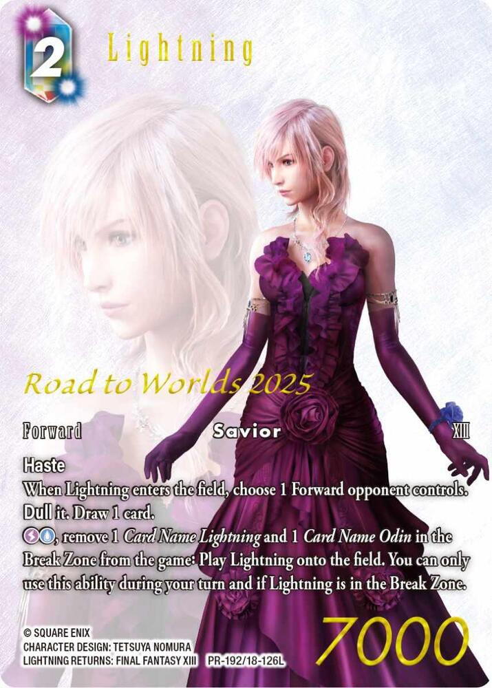 Lightning (PR-192/18-126L) (Full Art) - FF: Promo Cards (PR)