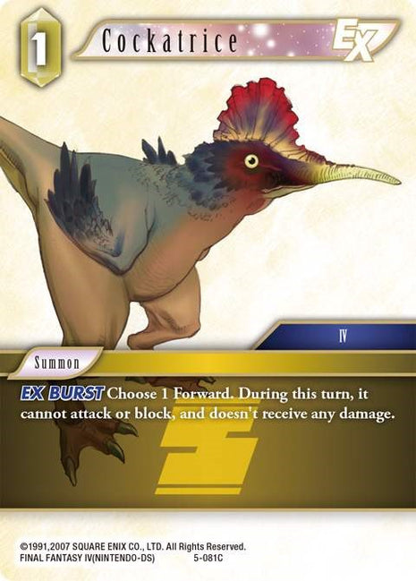 Cockatrice EX [OP5 - 5-081C]