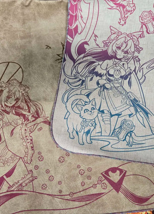 Diao Chan & Guo Jia Cloth 2 Player Playmat