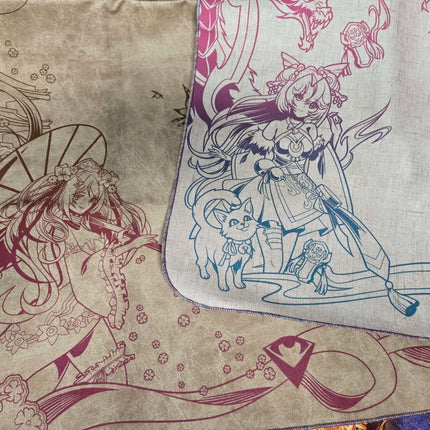 Diao Chan & Guo Jia Cloth 2 Player Playmat