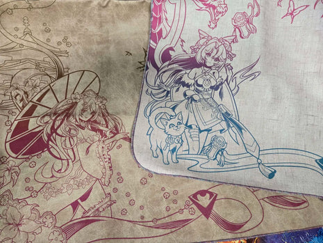 Diao Chan & Guo Jia Cloth 2 Player Playmat