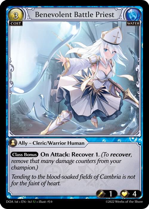 Benevolent Battle Priest - Dawn of Ashes 1st Edition (DOA 1st)