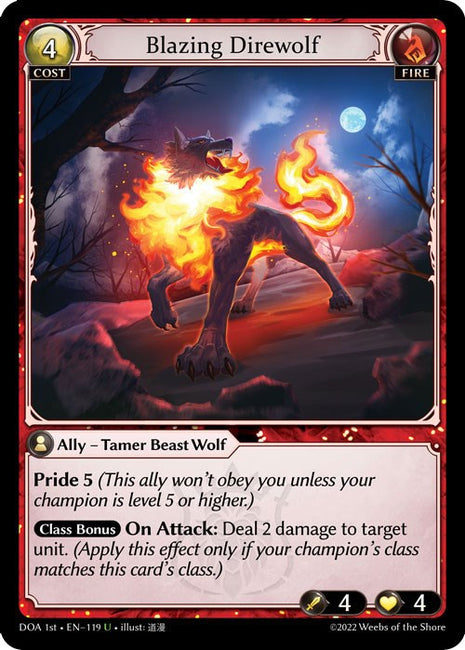 Blazing Direwolf [DOA 1st - 119]