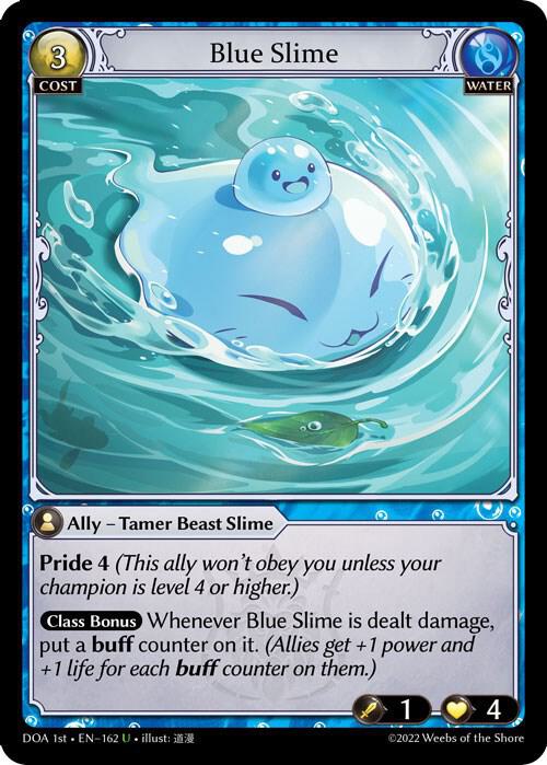 Blue Slime - Dawn of Ashes 1st Edition (DOA 1st)