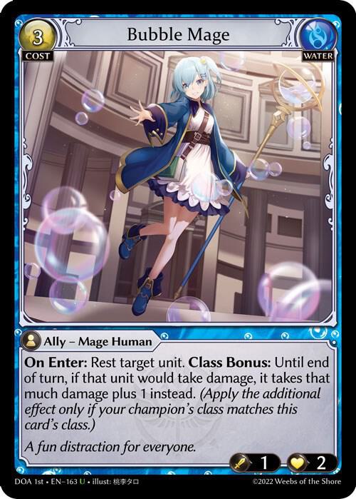 Bubble Mage - Dawn of Ashes 1st Edition (DOA 1st)