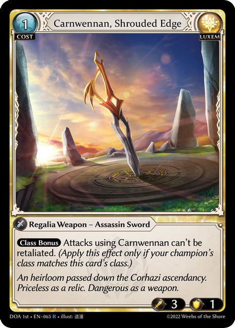Carnwennan, Shrouded Edge [DOA 1st - 065]