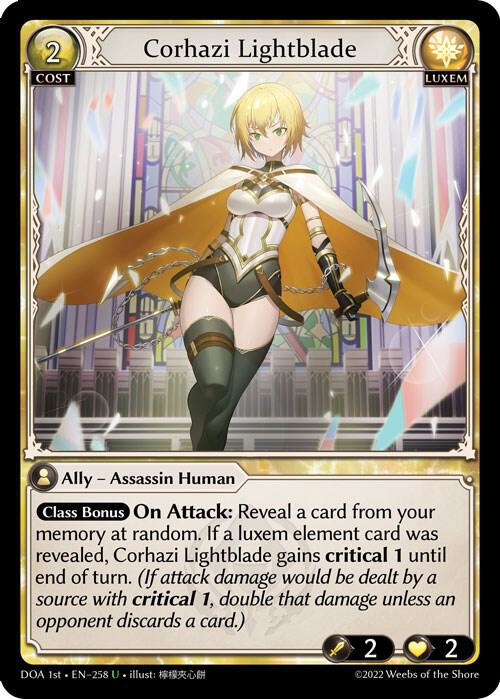 Corhazi Lightblade - Dawn of Ashes 1st Edition (DOA 1st)