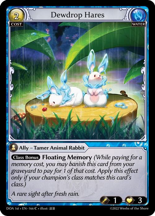 Dewdrop Hares - Dawn of Ashes 1st Edition (DOA 1st)