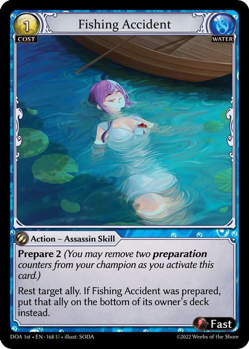 Fishing Accident - Dawn of Ashes 1st Edition (DOA 1st)