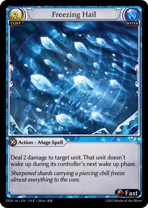 Freezing Hail - Dawn of Ashes 1st Edition (DOA 1st)