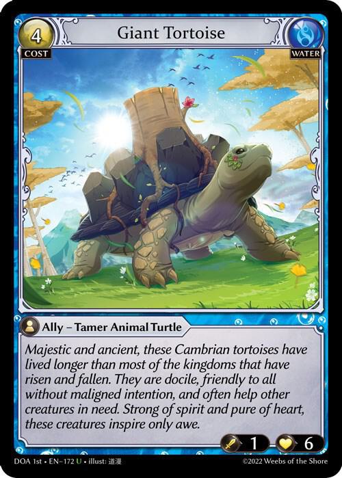 Giant Tortoise - Dawn of Ashes 1st Edition (DOA 1st)