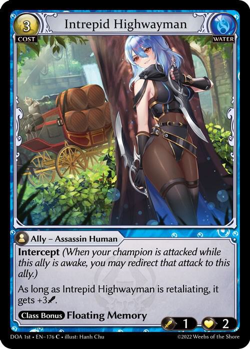 (FOIL) Intrepid Highwayman - Dawn of Ashes 1st Edition (DOA 1st)