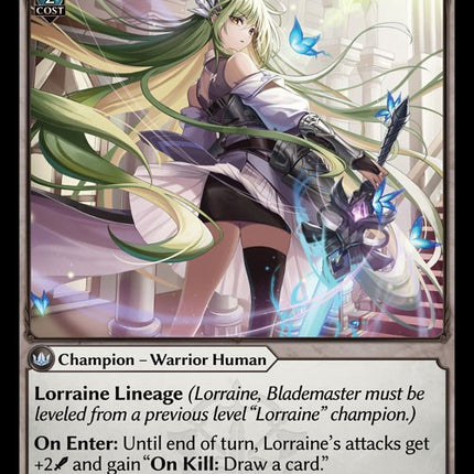 Lorraine, Blademaster
