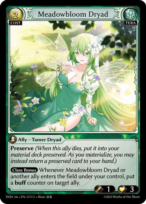 Meadowbloom Dryad - Dawn of Ashes 1st Edition (DOA 1st)