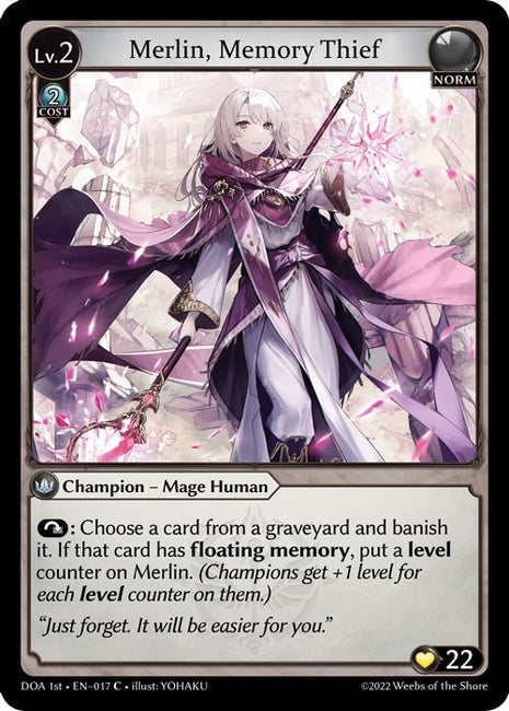Merlin, Memory Thief