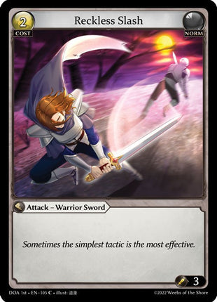 Reckless Slash