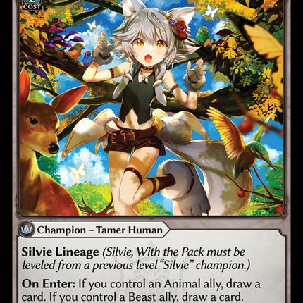 Silvie, With the Pack