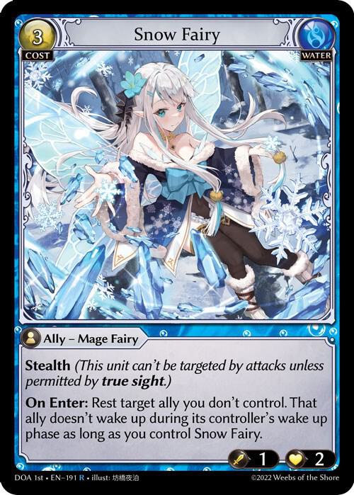 Snow Fairy - Dawn of Ashes 1st Edition (DOA 1st)