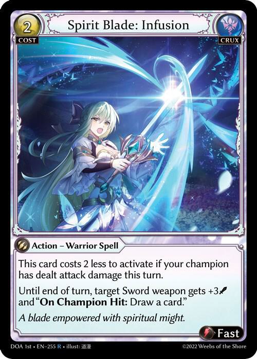 Spirit Blade: Infusion - Dawn of Ashes 1st Edition (DOA 1st)