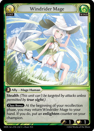 Windrider Mage [DOA 1st - 232]