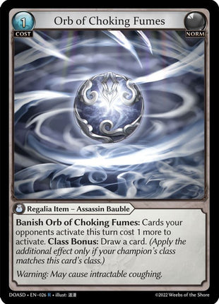 Orb of Choking Fumes [DOASD - 026]