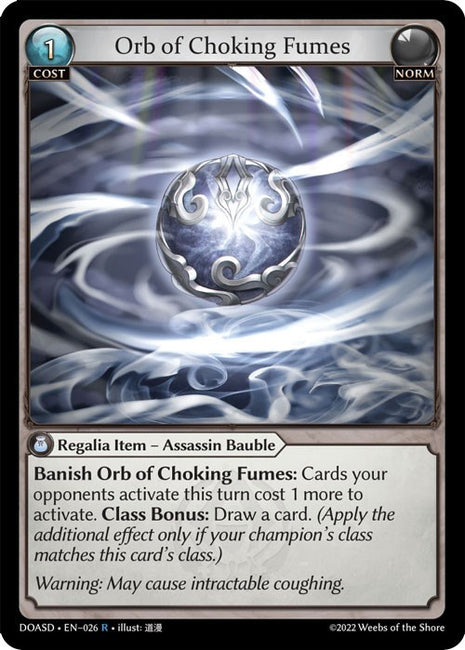 Orb of Choking Fumes [DOASD - 026]