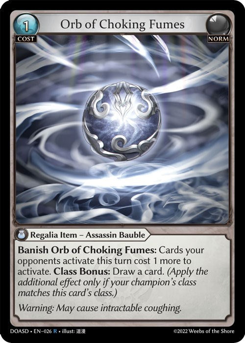 Orb of Choking Fumes [DOASD - 026]