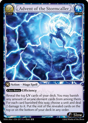 Advent of the Stormcaller