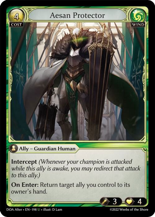 Aesan Protector - Dawn of Ashes Alter Edition (DOA Alter)