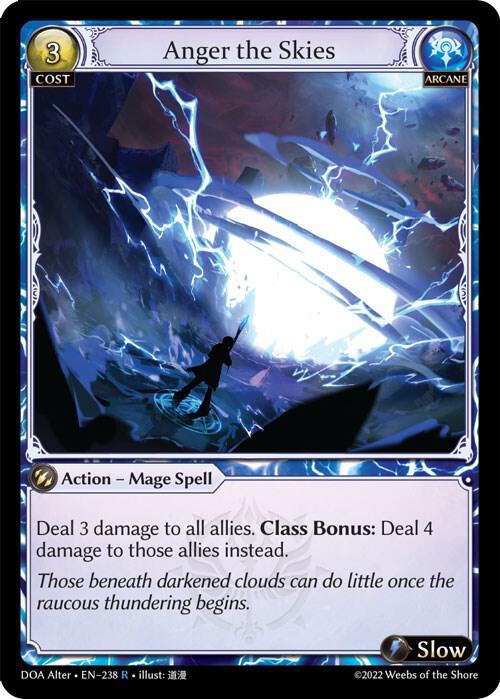 Anger the Skies - Dawn of Ashes Alter Edition (DOA Alter)