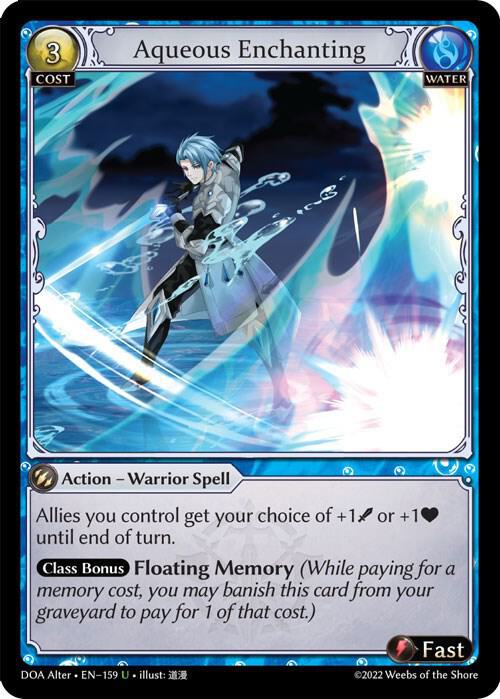Aqueous Enchanting - Dawn of Ashes Alter Edition (DOA Alter)