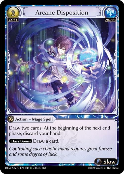 Arcane Disposition - Dawn of Ashes Alter Edition (DOA Alter)