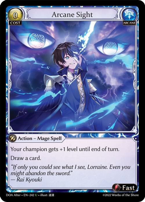 Arcane Sight - Dawn of Ashes Alter Edition (DOA Alter)