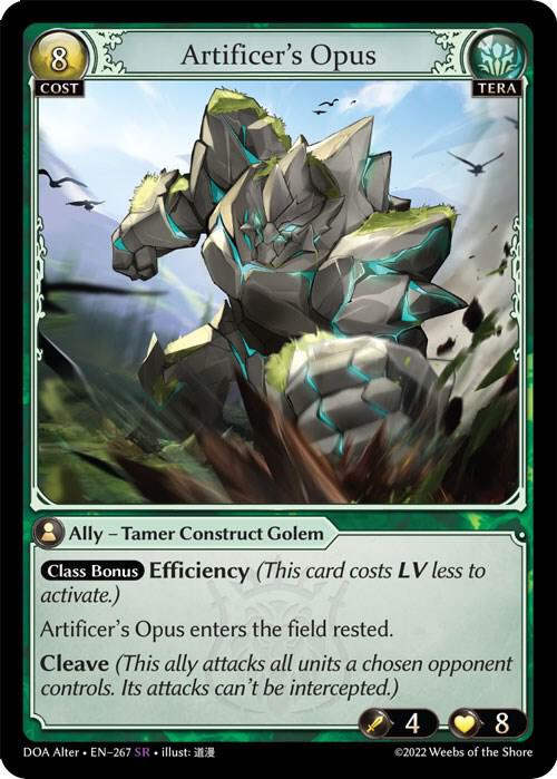 Artificer's Opus - Dawn of Ashes Alter Edition (DOA Alter)