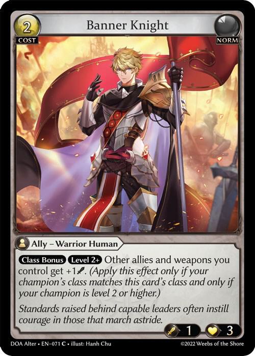 Banner Knight - Dawn of Ashes Alter Edition (DOA Alter)