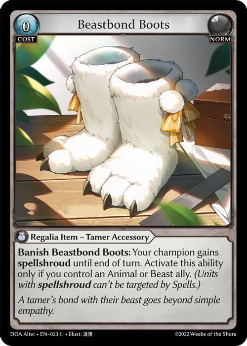 Beastbond Boots - Dawn of Ashes Alter Edition (DOA Alter)