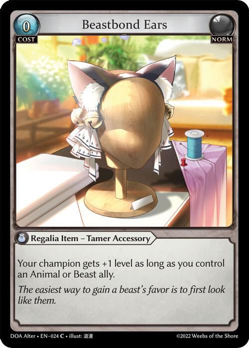 Beastbond Ears - Dawn of Ashes Alter Edition (DOA Alter)