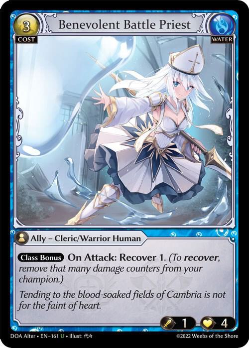 Benevolent Battle Priest - Dawn of Ashes Alter Edition (DOA Alter)