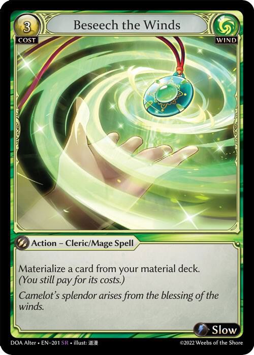 Beseech the Winds - Dawn of Ashes Alter Edition (DOA Alter)