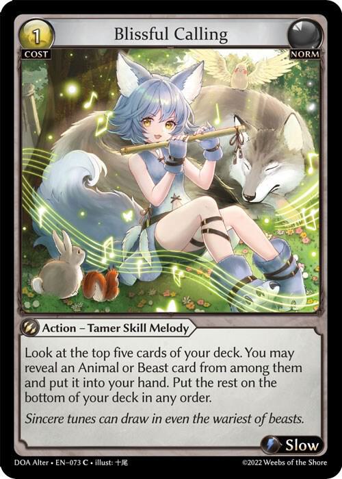 Blissful Calling - Dawn of Ashes Alter Edition (DOA Alter)