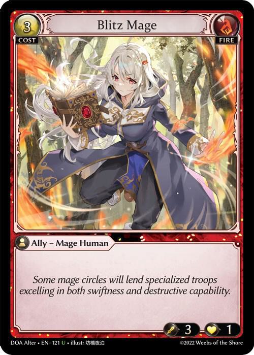 Blitz Mage - Dawn of Ashes Alter Edition (DOA Alter)