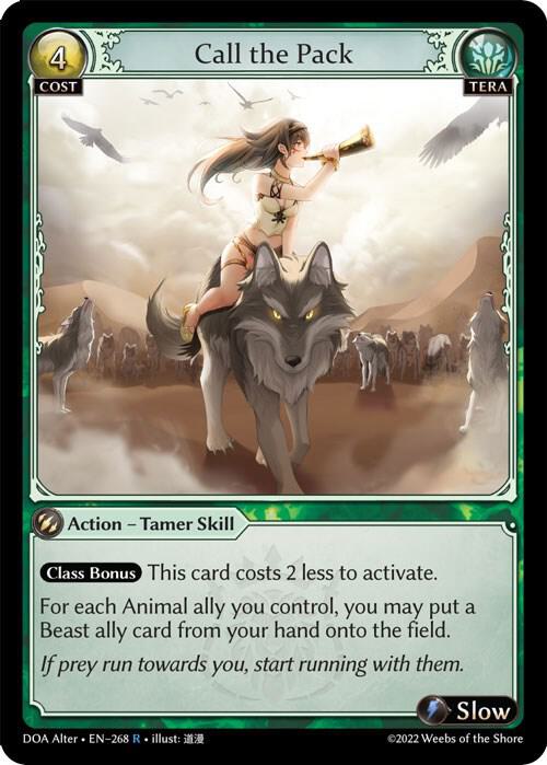 Call the Pack - Dawn of Ashes Alter Edition (DOA Alter)