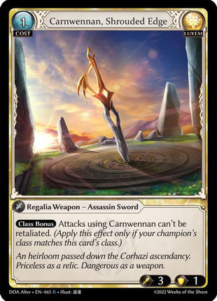 Carnwennan, Shrouded Edge [DOA Alter - 065]