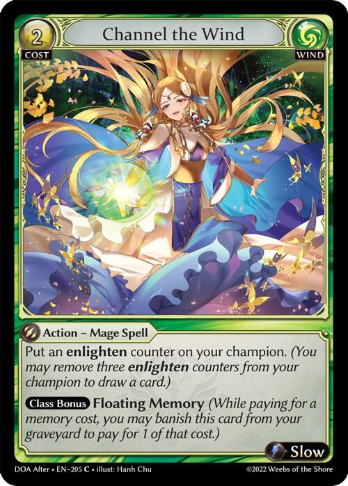 Channel the Wind - Dawn of Ashes Alter Edition (DOA Alter)