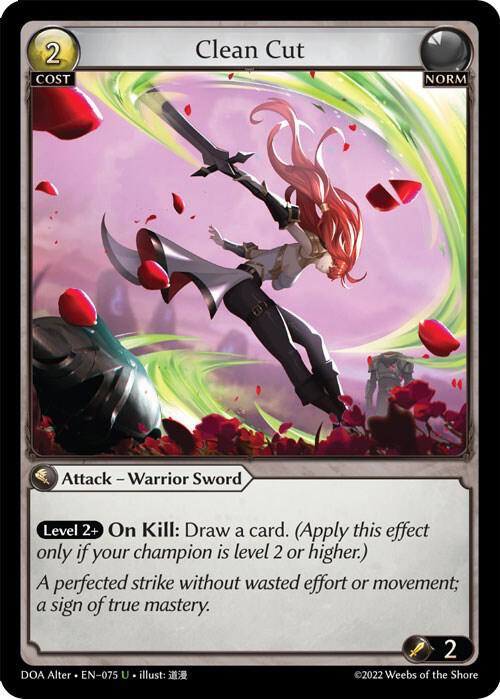 Clean Cut - Dawn of Ashes Alter Edition (DOA Alter)