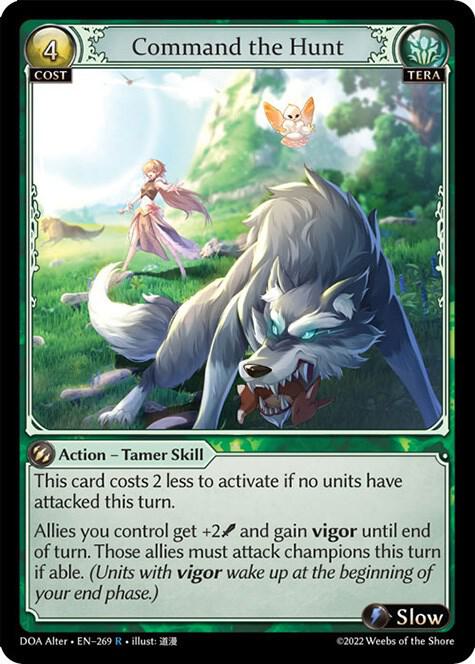 Command the Hunt - Dawn of Ashes Alter Edition (DOA Alter)